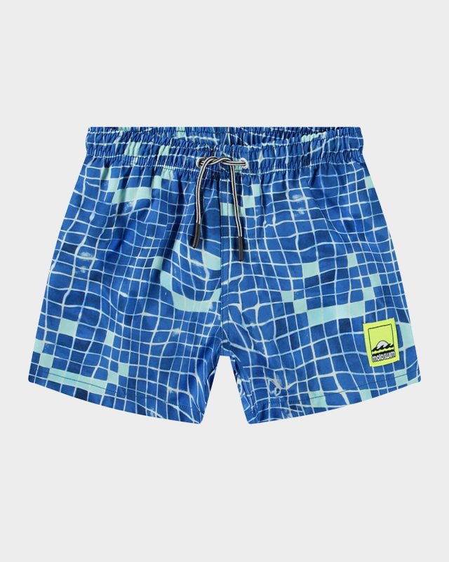 Boy's Niko Graphic Swim Trunks, Size 3T-6